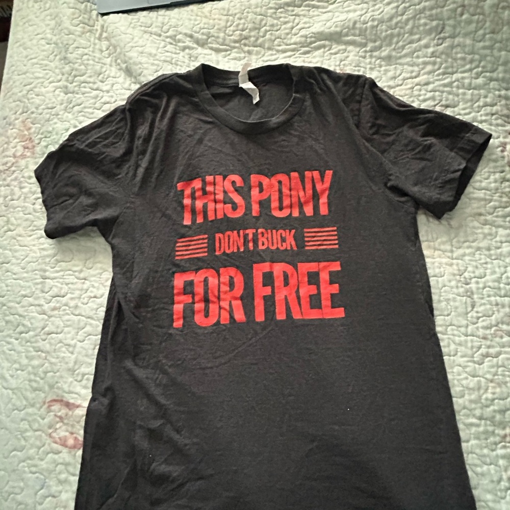 Bella Canvas Black Tee with Red Graphic